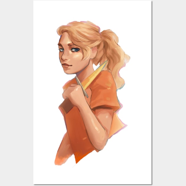 Annabeth is on a Mission Wall Art by pjoanimation